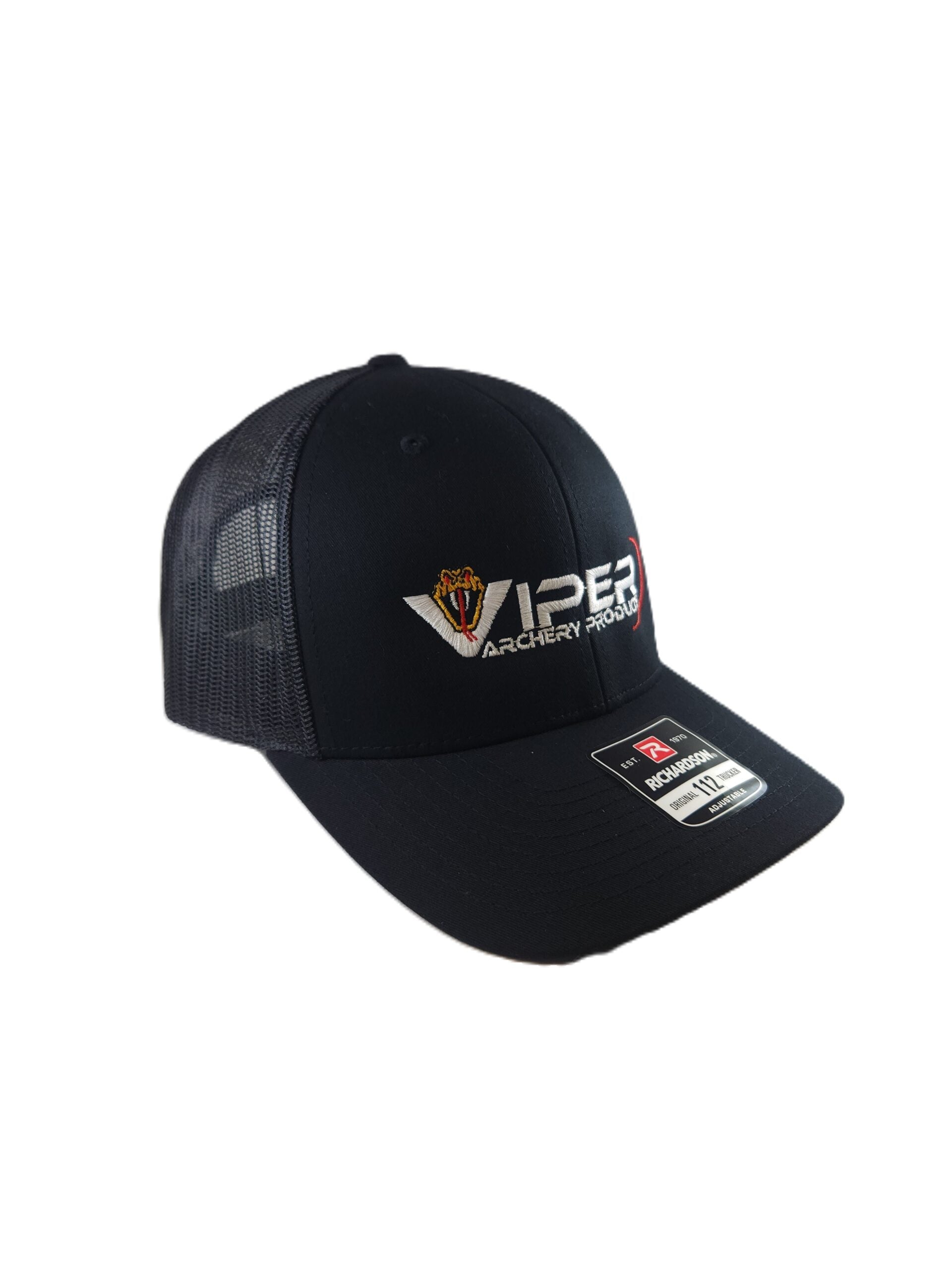 Viper Stiched Hat Black