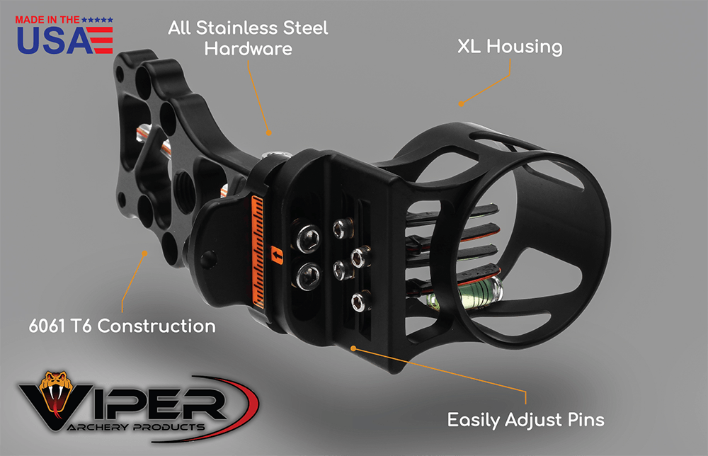 Viper Venom bow sight back view