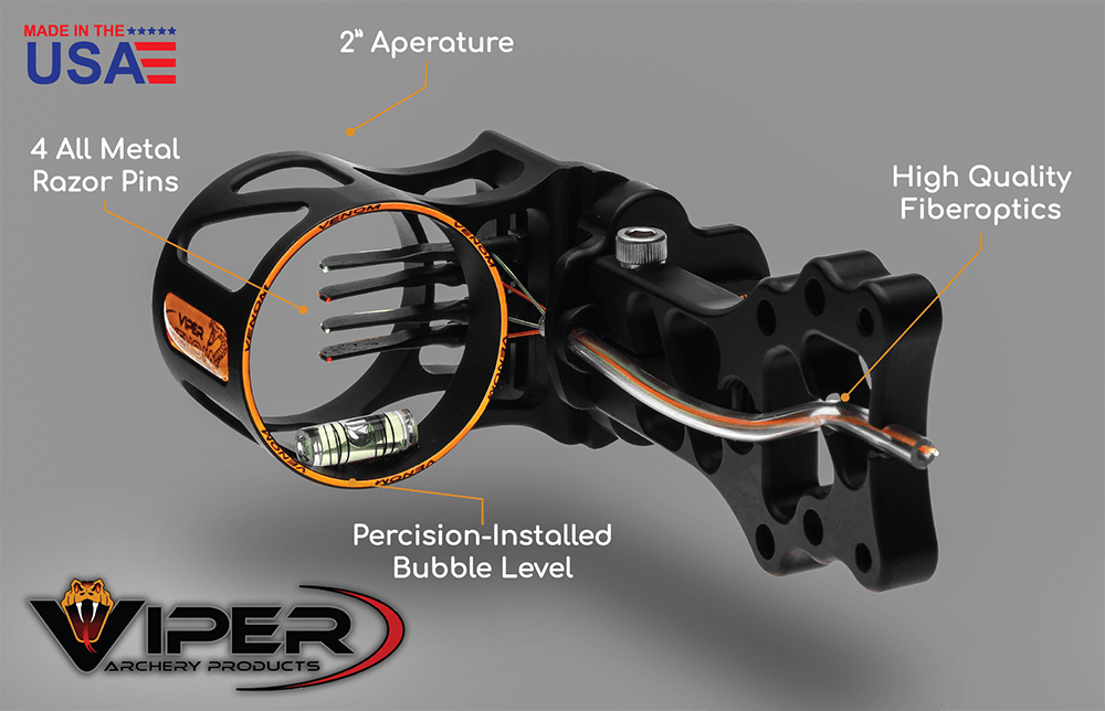 Viper Venom bow sight front view
